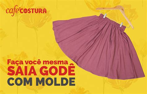 Faça você mesma: Saia Godê com MOLDE .